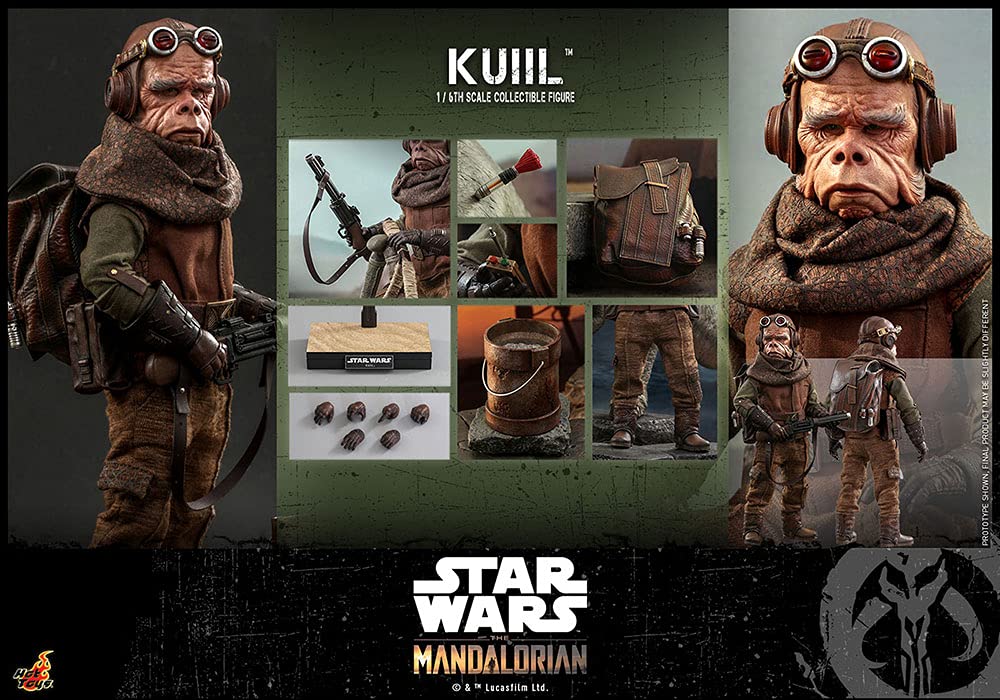 TV Masterpiece The Mandalorian Kuiil 16 Scale Figure Brown
