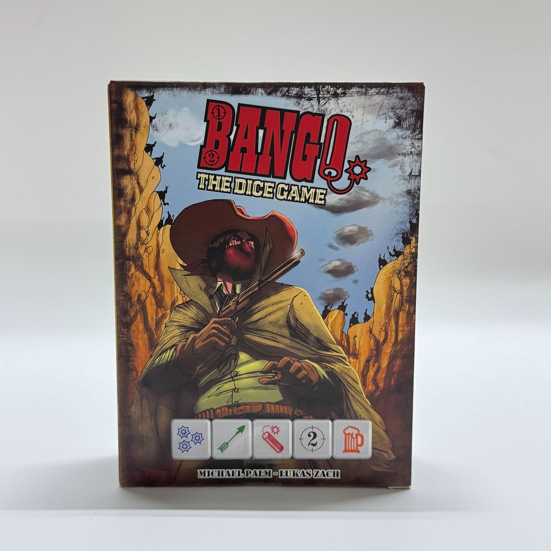 Bang The Dice Game Hnedá stolová hra gray