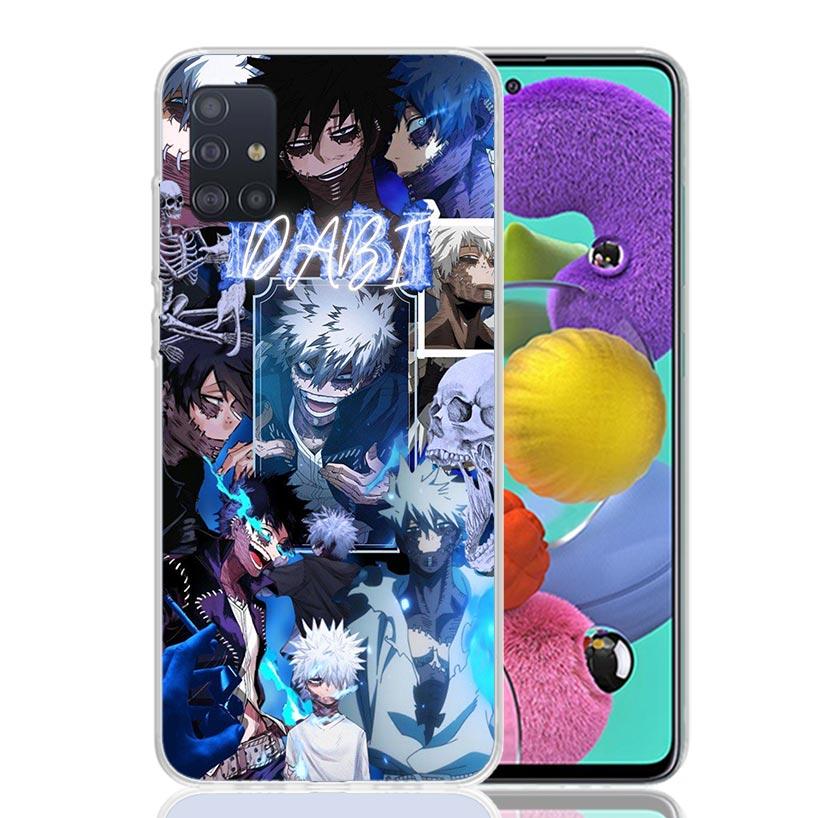 Dabi MHA My Hero A-Academy Phone Case For Samsung Galaxy A52 A32 A22 A12 A02S A50S A30S A51 A31 AA71 Note 20 Ultra 10 S10 Plus G