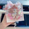 Pink Deer Car Rearview Mirror Hanging Pendant For Women