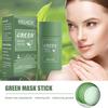 Mask Stick Green Tea Solid Mask Deep Cleansing Hydration Oil Shrink Pores Spreadable Mud Mask 60g