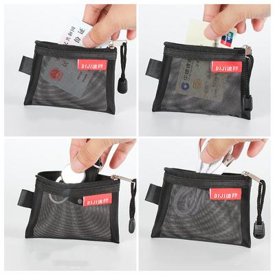 Mini Örgü Para Çantaları Para Kulaklık Veri Hattı Saklama Torbaları Otobüs KIMLIK Kredi Kartı Tutucu Fermuar Kese Seyahat Taşınabilir Küçük Çantalar