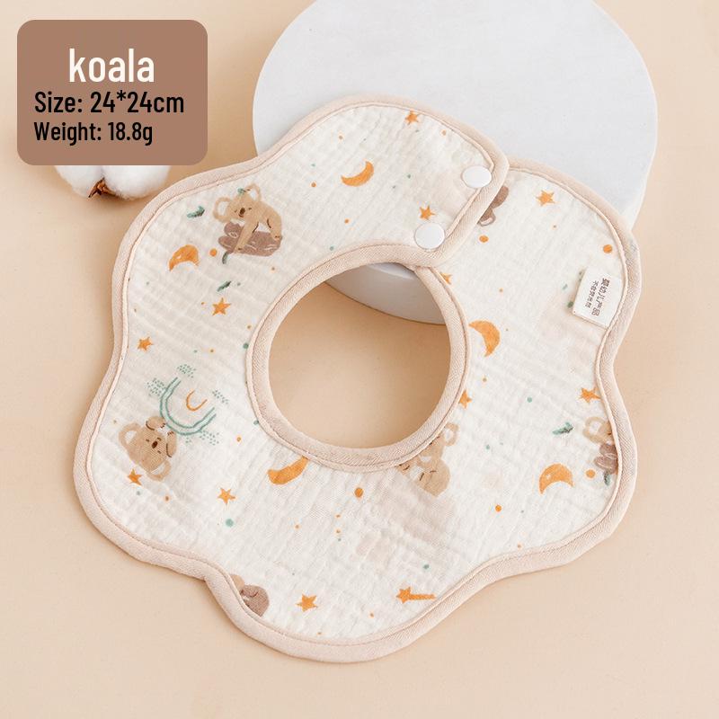 A-Grade Soft Cotton Newborn Waterproof Bib 