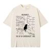 Nel frattempo Il Gatto nella Scatola di Schrödinger Divertente Meme T Shirt Uomo Donna Casual Cotone Vintage Tshirt Moda Maschile T-shirt Oversize