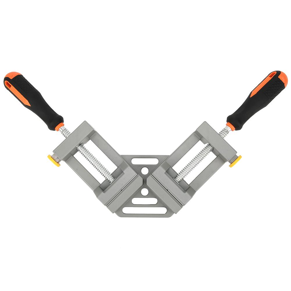 Right Angle Clamp Aluminum Alloy Double Handle 90 degrees  for Woodworking Fixture Hardware Accessories