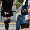 Korean LEME Rawhide One-Shoulder Handbag - Simple Autumn/Winter Commuter Style for Women