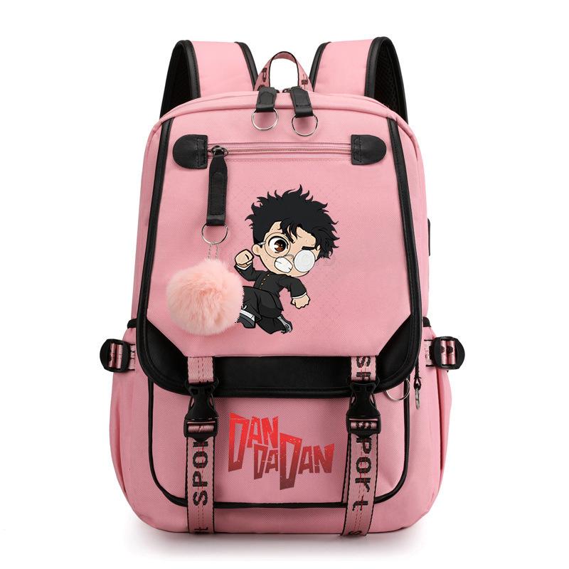 Bold Party Dandadan Surrounding Anime School Bag Fashion Male Female Versatile Elementary and Secondary School Student Lightweight Backpack