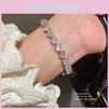 Heart Shape Jewelry Bracelet With Cubic Zirconia For Women Gift