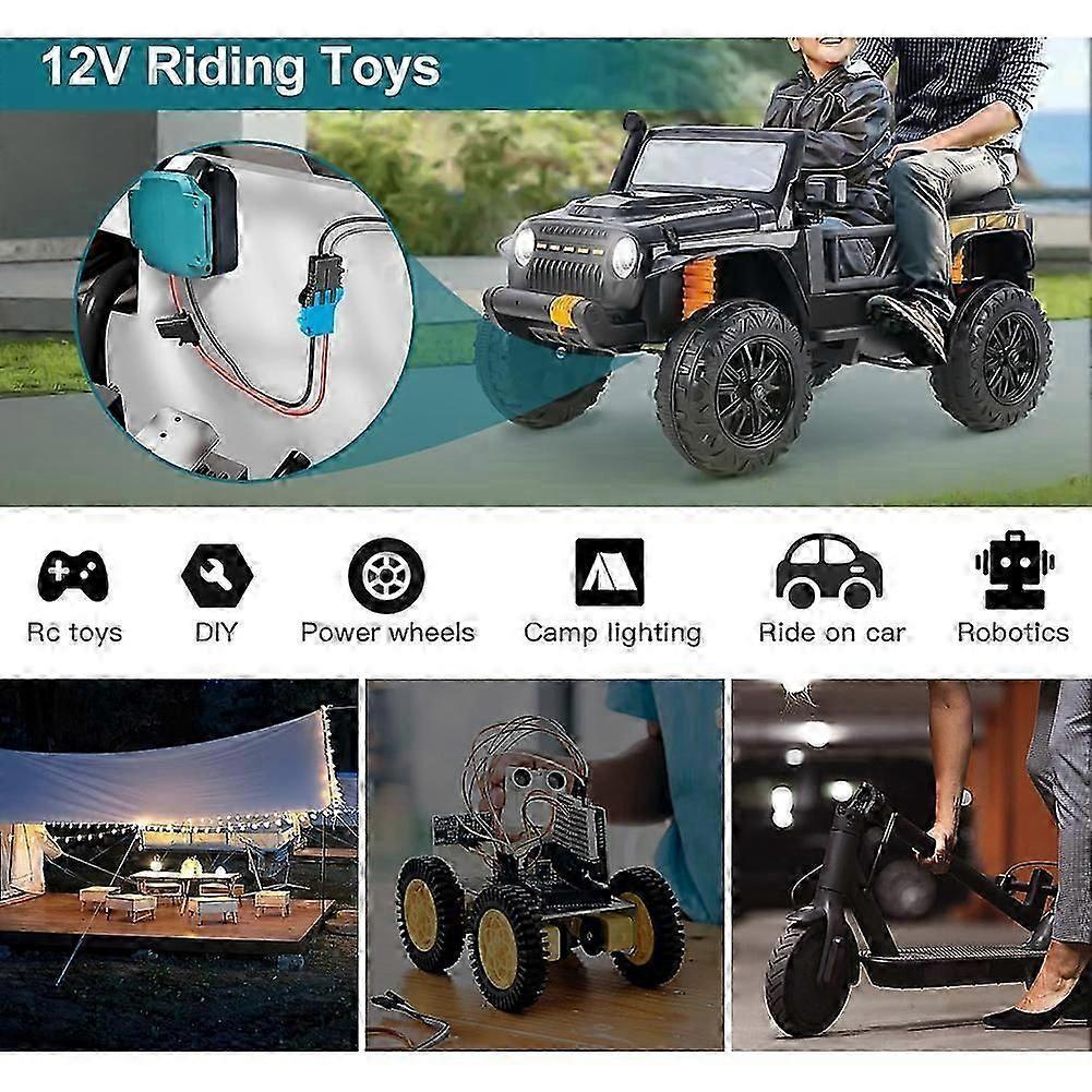 Power Wheel Adapter Konverter für Makita 18V LXT Akku zu Peg-Perego 12V Kinderfahrzeugen