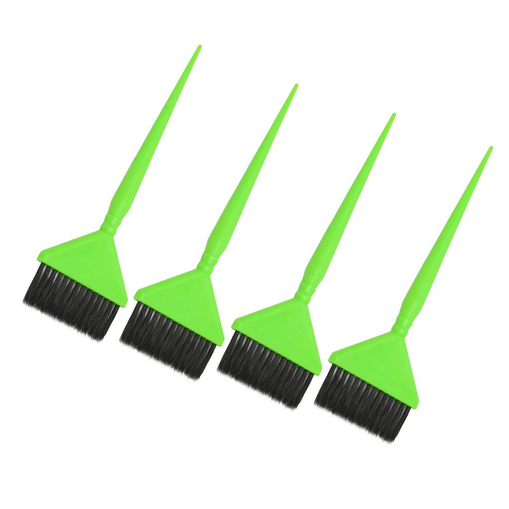 4pcs Hair Dye Brush Set Professional Home Salon Portable Pointed Tail Hair Coloring Brush Applicator