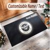 Personalized Crystal Velvet Carpet Brentford Football Pattern Non Slip Floor Rug