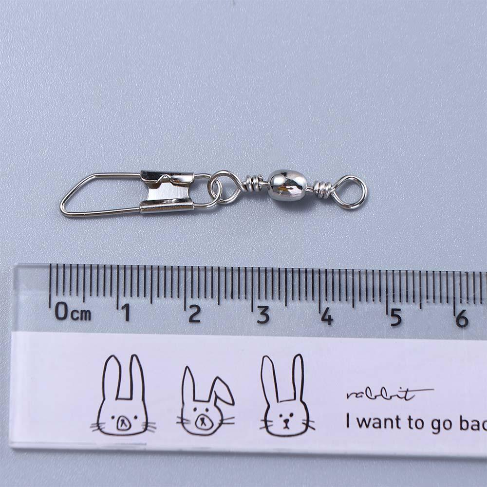 Snap Fishing Tools Line Connector Fishing Connector Fishing Swivels Metal Connector Solid Ring