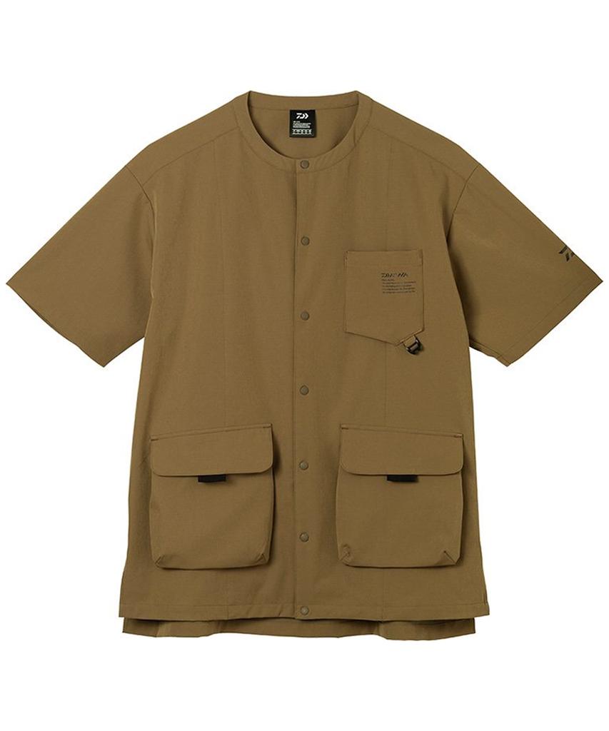 DAIWA Pocket Shirt De-3622 Ash Mocha Size L