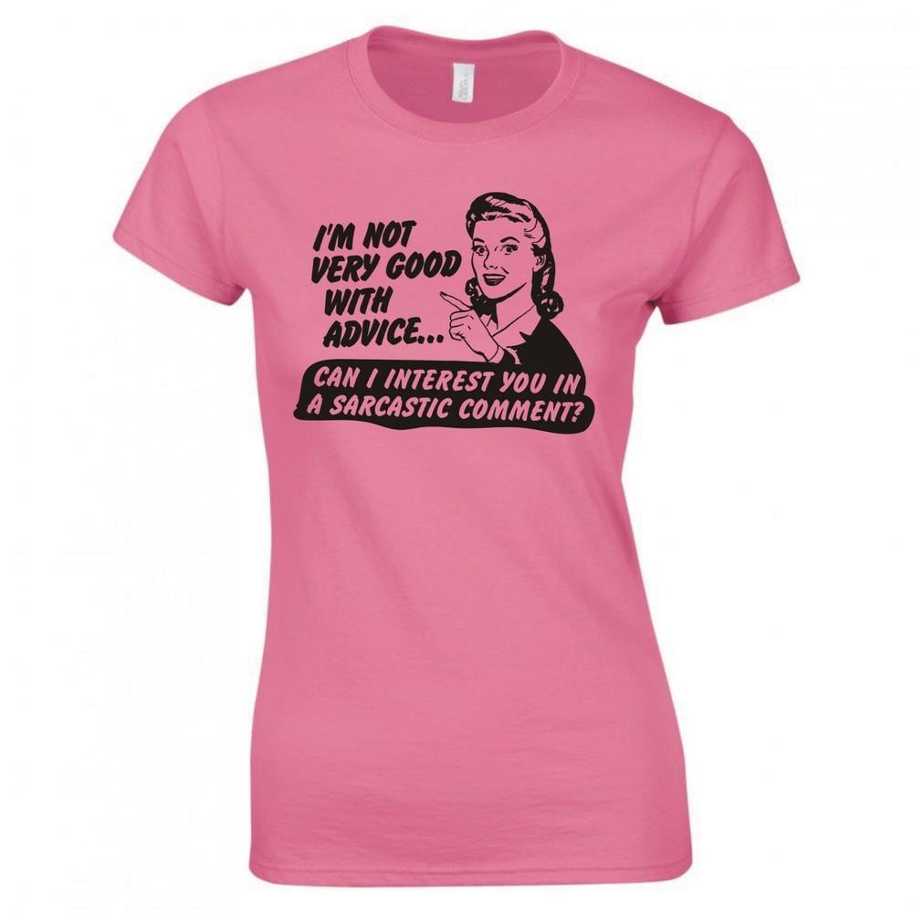 Funny Unisex Im Not Very Good With Advice Skinny Fit TShirt