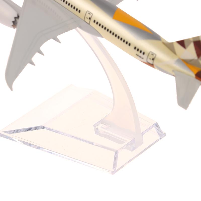 16Cm Boeing Etihad 787 Alloy Airplane Plane Model Toy Diecast Airplane Model For Gift Collection Kids Desk Accessorie