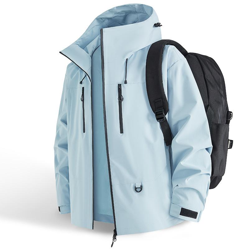 Shocksuit Couple Style Outdoor Couple Shoes Teenager Hooded Jacket Men Casual Jacket Men Single Windproof