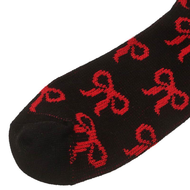 JILLSTUART [Gift Box Packaging] Women's Ribbon Jacquard Mid-Calf Socks 2-Piece Set JASS5F040R2