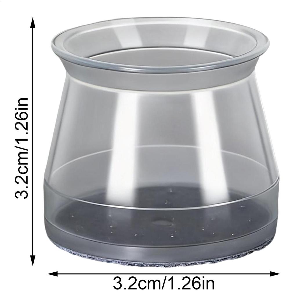 10pcs Chair Leg Floor Protectors For Hardwood Floors Silicone Chair Caps Covers Furniture Pads Sliders Wrapped Felt Bottom