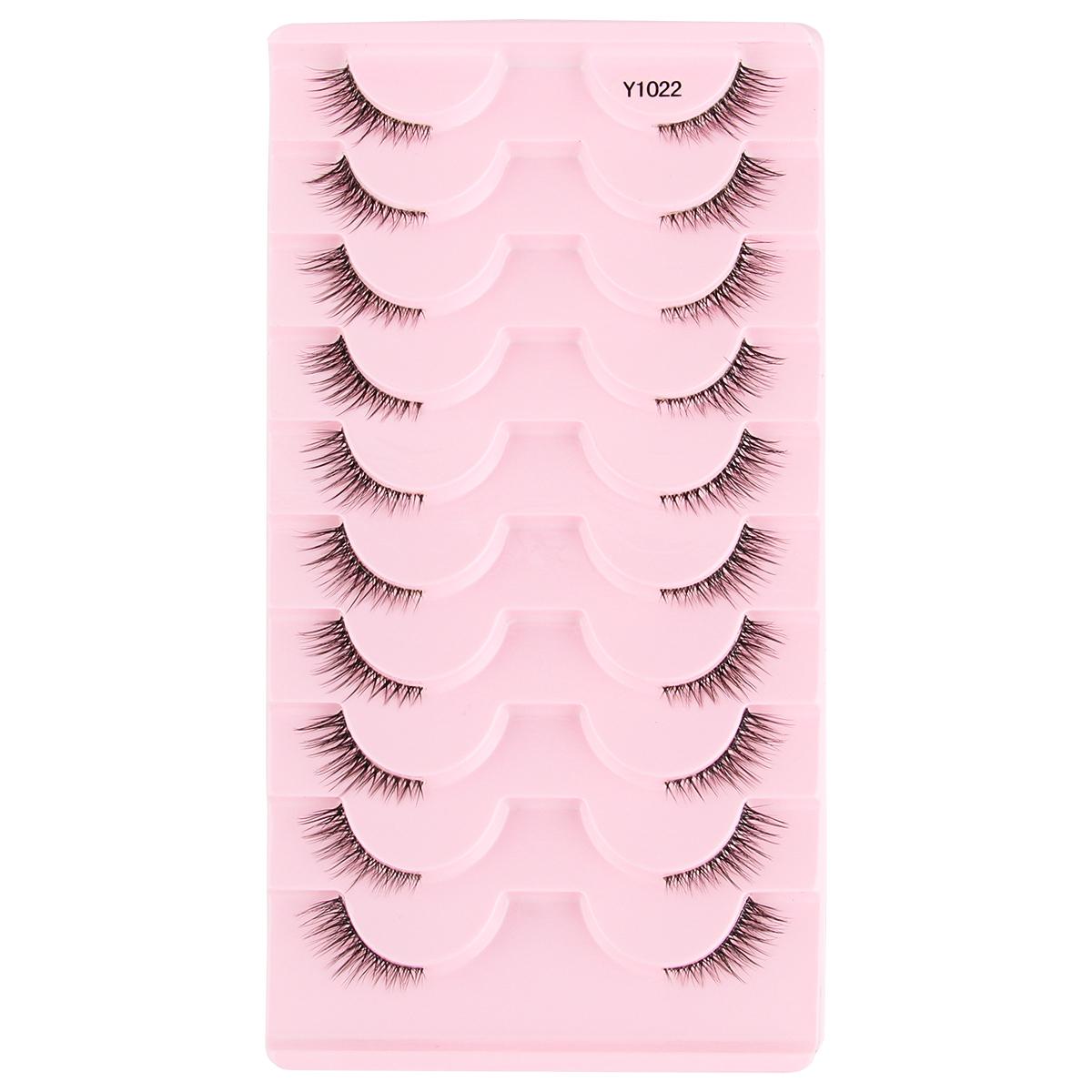 

Половинные ресницы, норковые ресницы, натуральные мягкие кошачьи глаза, накладные ресницы, длинные тонкие 3D норковые ресницы, макияж, наращивание ресниц, накладные ресницы