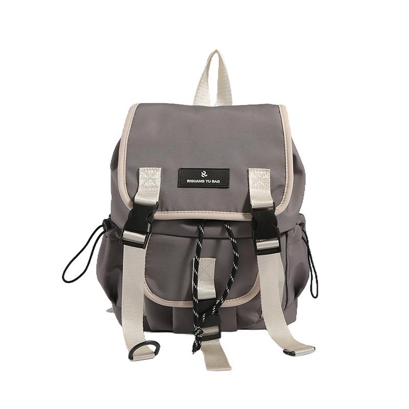 Cute Japanese Backpack Female New Contrasting Sports Student Small Backpack Outdoor Large-capacity Schoolbag Travel Research