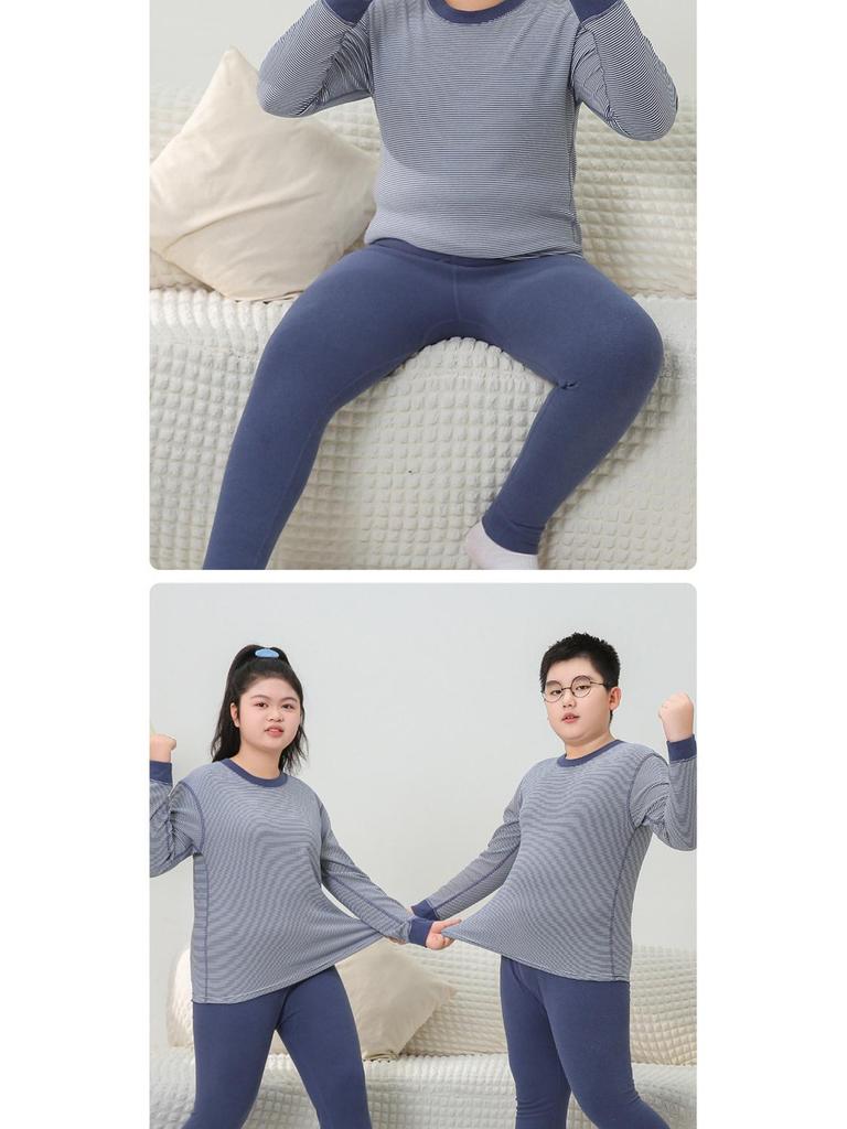 Warm Winter Kids Pajama Set: Youth Chubby Autumn Clothes & Pants