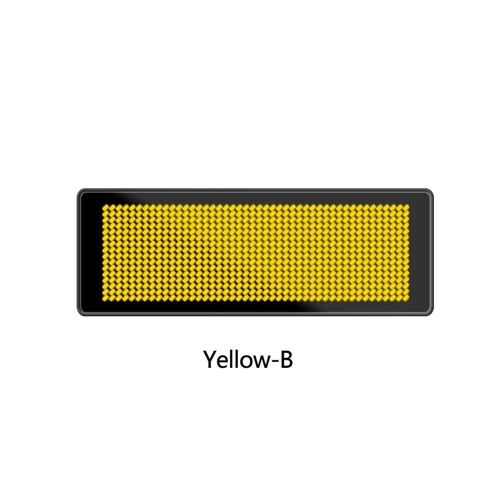 Fancyfamily Mini LED Digital Bluetooth APP Programmable Rechargeable Scrolling Name Message Tag Sign