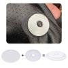 4Pcs Oval Running Number Clip Quick Fastens Number Plate Fixing Buckles Fasteners For Outdoor Fitness Activity