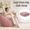 Washable Cover Bean Bag Cover Corduroy Sofa Chair Cover Beanbag Slipcover  for Small Space