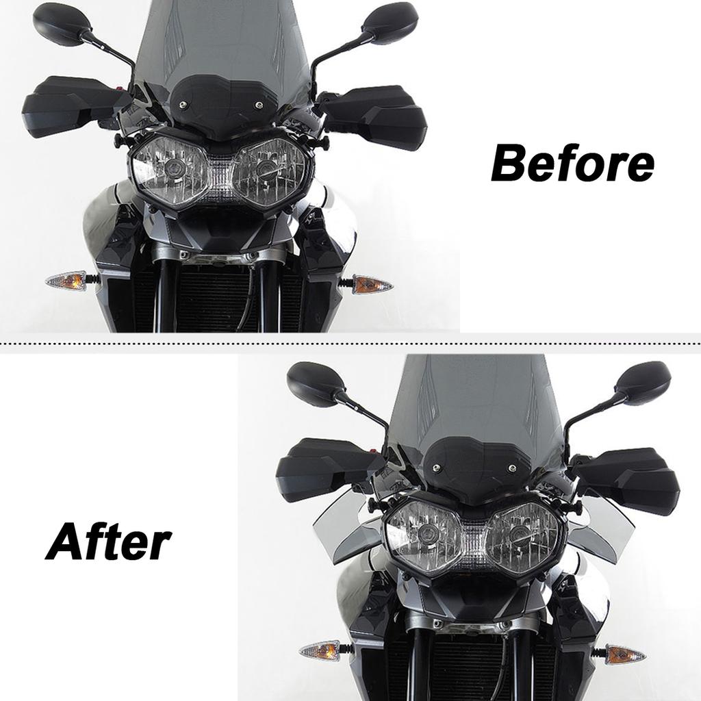 2015 2016 2017 For TIGER800XRX Motorcycle Side Windshield Windscreen Handshield Wind Deflector For Tiger 800 XRX