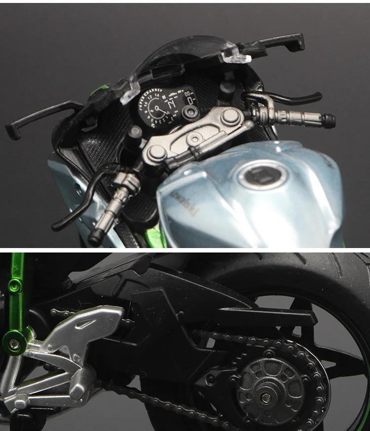 Kawasaki 1:12 Model de motocicleta din aliaj Ducati cu sunet pentru copii