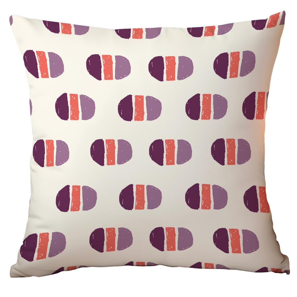 Polyester Colorful Geometric Pillow Case Combination Home Sofa Cushion Pillow Case