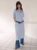ECOMMAE Oxford Shirt Dress (Sky Blue)