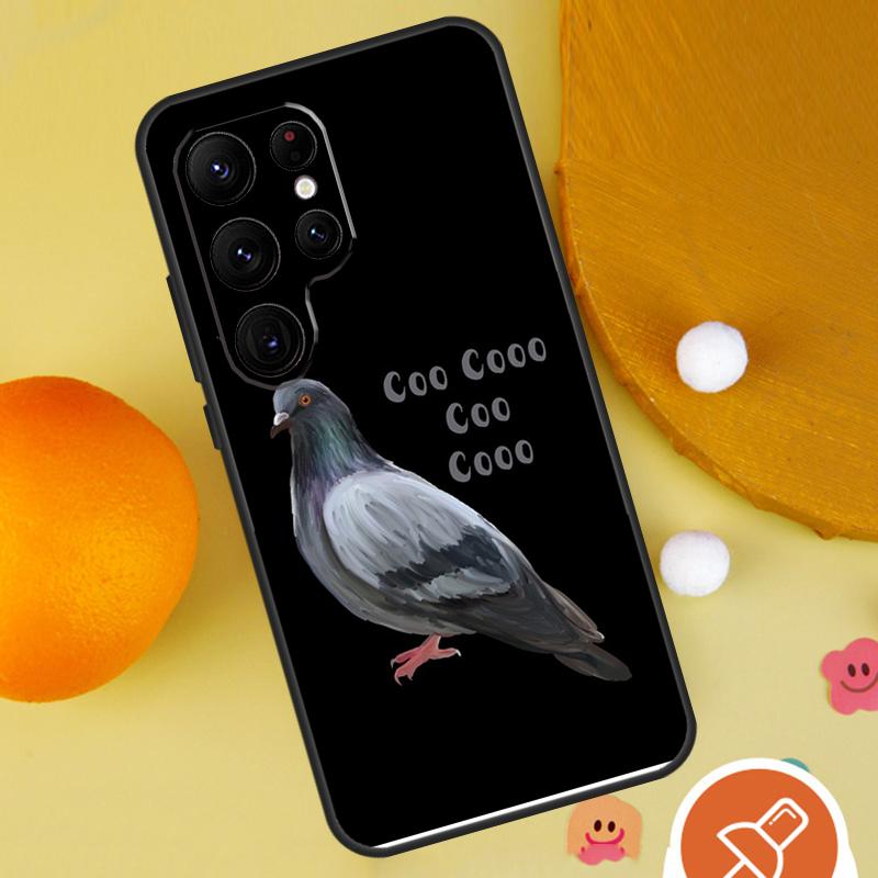 Pigeons Doves Bird Birds Flock Phone Case For Samsung Galaxy S25 Ultra S24 S23 S22 Ultra S9 S10 S20 Plus S21 FE Funda Cover