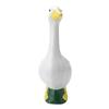 Large White Goose Statue Whimsical Garden Decor Resin Porch Goose Outdoor Indoor Decoration for Yard Patio Home