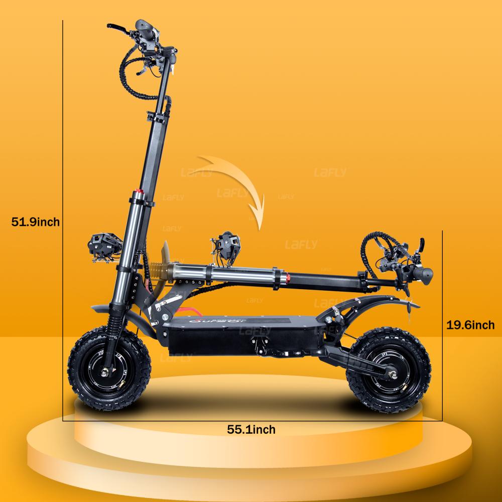 TOURSOR E5B  Foldable Electric Scooter for Adults 6000W Motor 85km/h Speed 120km Range 60V40AH Battery 11-inch Off-road Tires