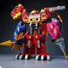 Keeppley Zyuden Sentai Series Building Blocks 3 In 1 Mecha Dragon God Dinosaur Model Educational Toy Splicing Ornaments Gift