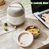Boîte à déjeuner électrique à chargement USB Pot à soupe isotherme en acier inoxydable 304 Pot à aliments isotherme Ouvrier