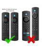 Boîtier Souple en Silicone Pour 2026 Fire TV Stick 4K (2e génération) Coque texturée antidérapante pour télécommandes