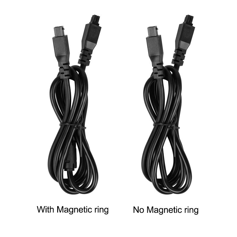For Bambu Lab AMS Lite Extension Cable With Magnetic Ring Filter 1M 1.5M 2M 4pin Cables for Bambu Lab A1 A1mini 3D Printer Parts