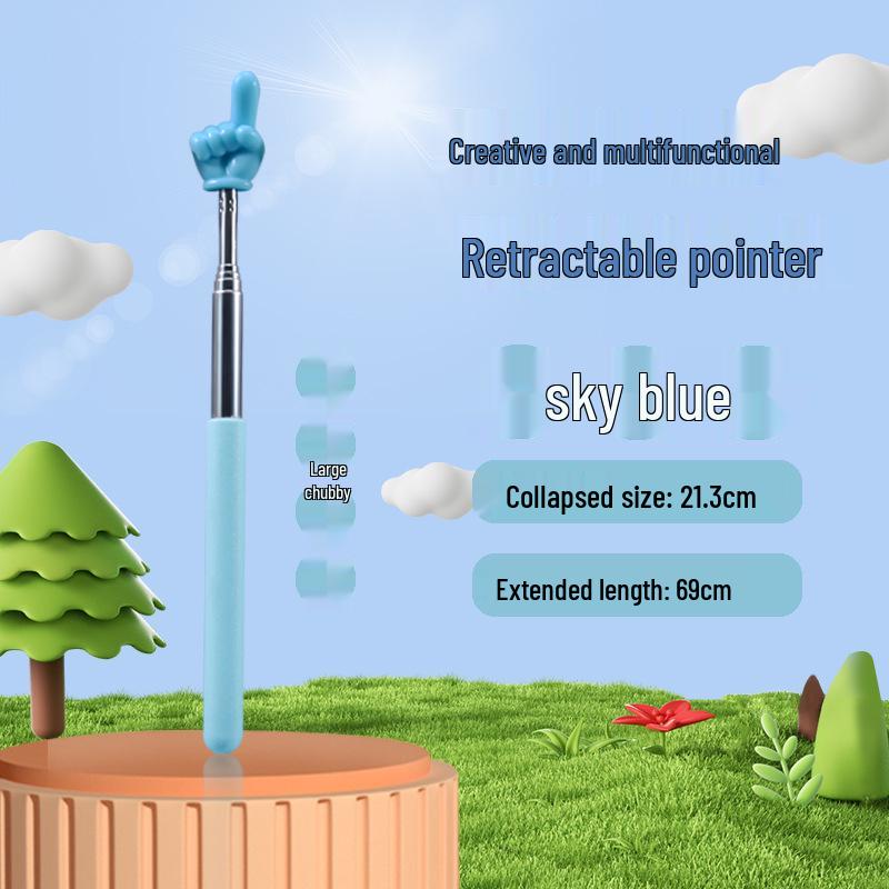68cm Zatahovací ukazovátko pro děti a učitele: Učitelská hůlka do třídy a domů.