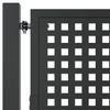 Gartentor Anthrazit 100x100 cm Stahl