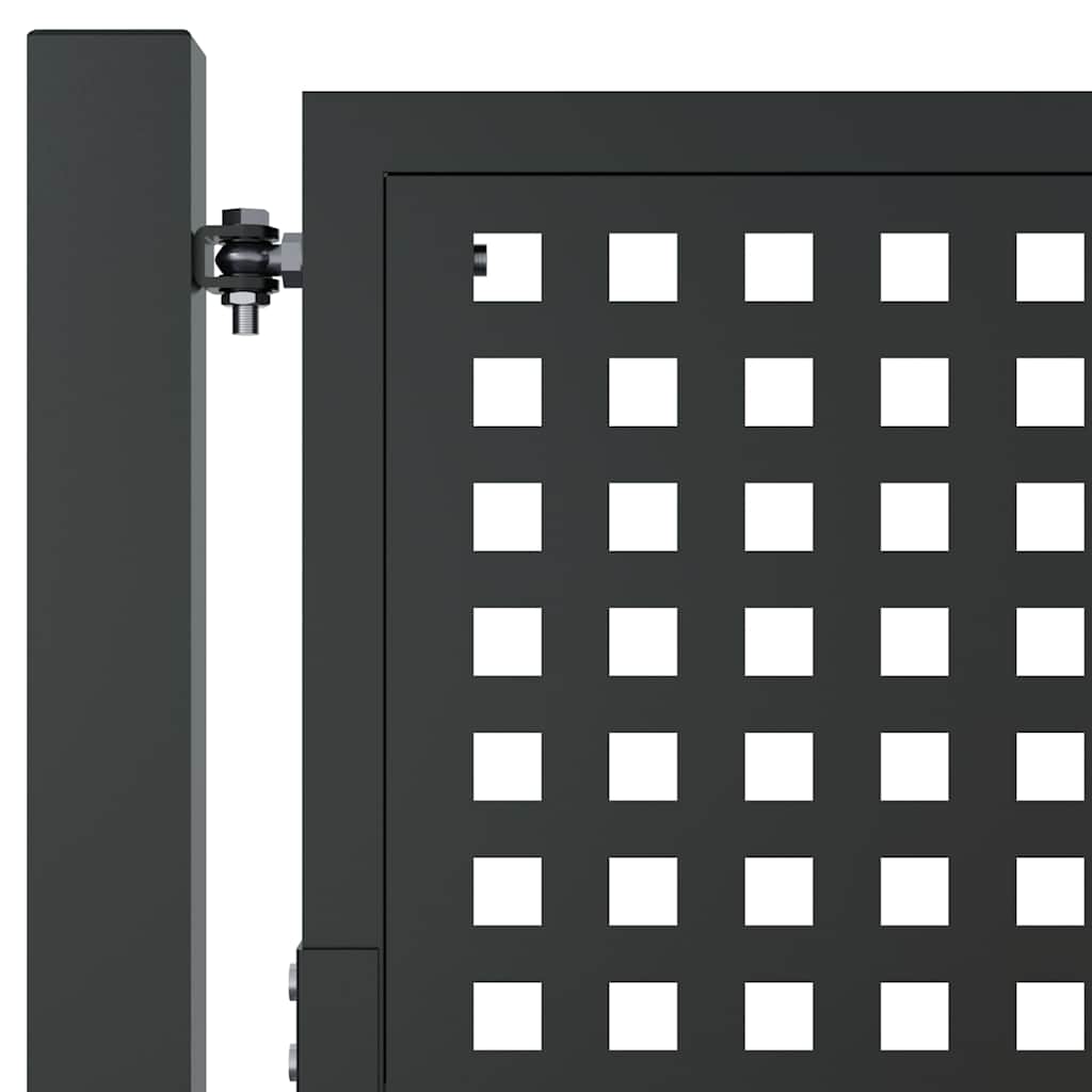 Gartentor Anthrazit 100x100 cm Stahl