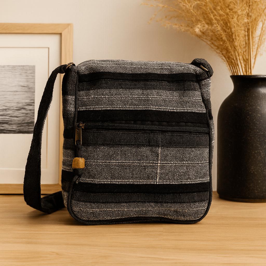 Large Sling Bag Adjustable Strap Mountain Granite Nepal