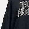 Under Armour American Style Pullover Casual Training Crewneck Long Sleeve Sweatshirt Women sweatshirt Black 1386493-001
