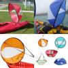 Clear Window Downwind Kayak Sail Portable Kayak Sail With Clear Window  Windsurfing Sail for Canoes, Inflatable Boats