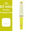 Jinhao 82 Mini Fountain Pen Acrylic Cute Pocket Pens for Students Calligraphy EF F Nibs Writing Ink Pens Office School Supplies