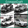 Rav4 Toyota Alloy Car Model Toy With Light Sound For Kids Playroom Collector And