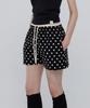 CHICKS Dot Half Pants Black