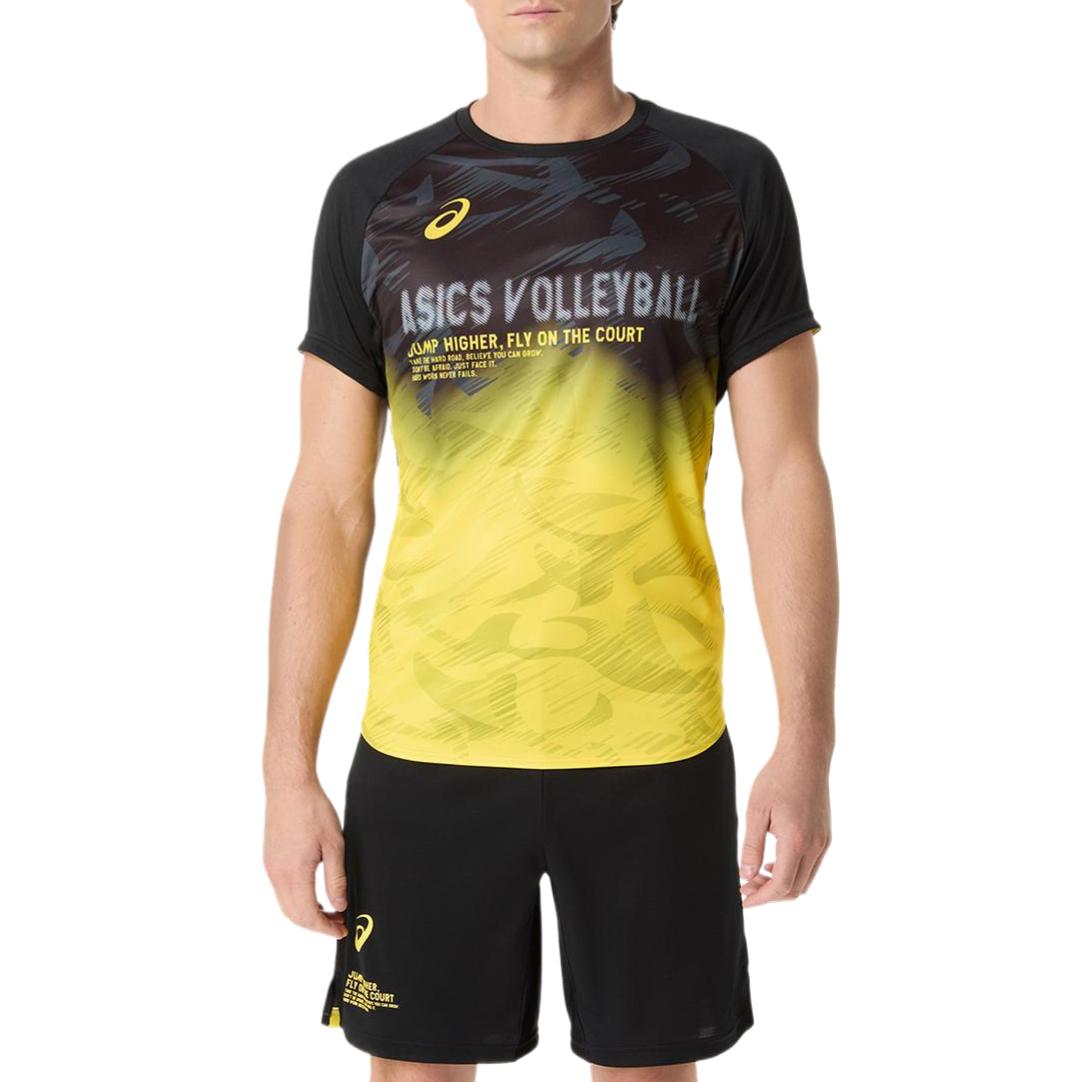 

Asics Logo Print Short Sleeve T-Shirt Men Tops 2051A373-003 L