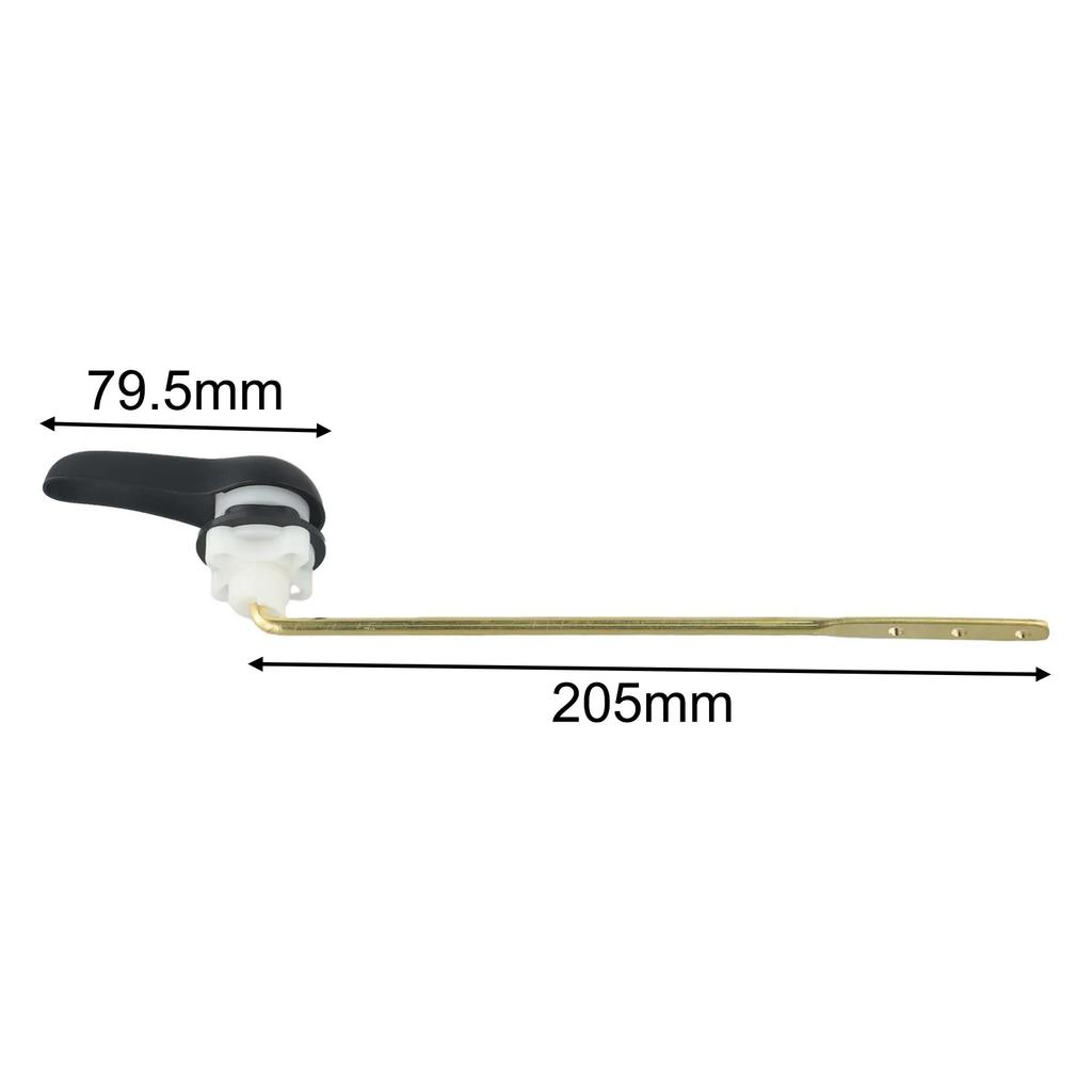 Toilet Flush Handle Drain Valve Handle Replacement Zinc Alloy Drain Valve Flush Handle Household Toilet Tank Accessories